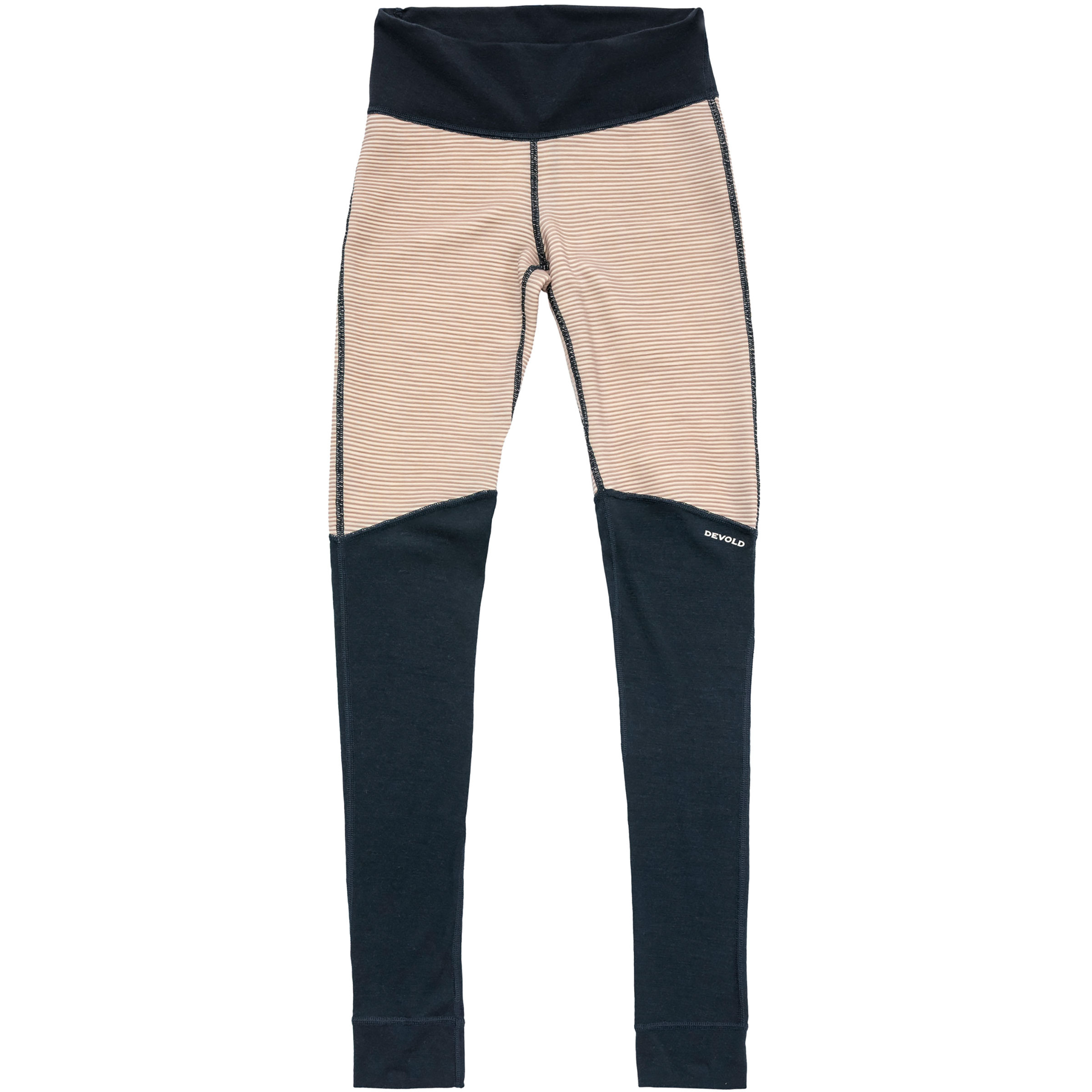 Devold Reverso Merino Longs Hose Damen Lange Unterhose beige Größe S Geruchsneutralisierend Merinowolle