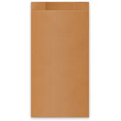 Papierfaltenbeutel (FSC Mix) braun 12+5 x 24 cm `1kg`