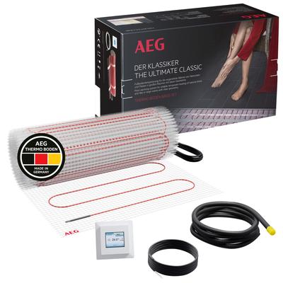 AEG HAUSTECHNIK Fußbodenheizung "Basis Thermo Boden »TBS TB 160/5 Set Plus«", weiß, B/L: 50cm x 625cm, Heizmatten, Elektrische Fußbodenheizung, Komplettset 5 m², 160 W/m²