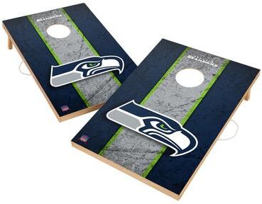 Skip's Garage Vintage Seattle Seahawks NFL 2x4 Tailgate Cornhole Boards