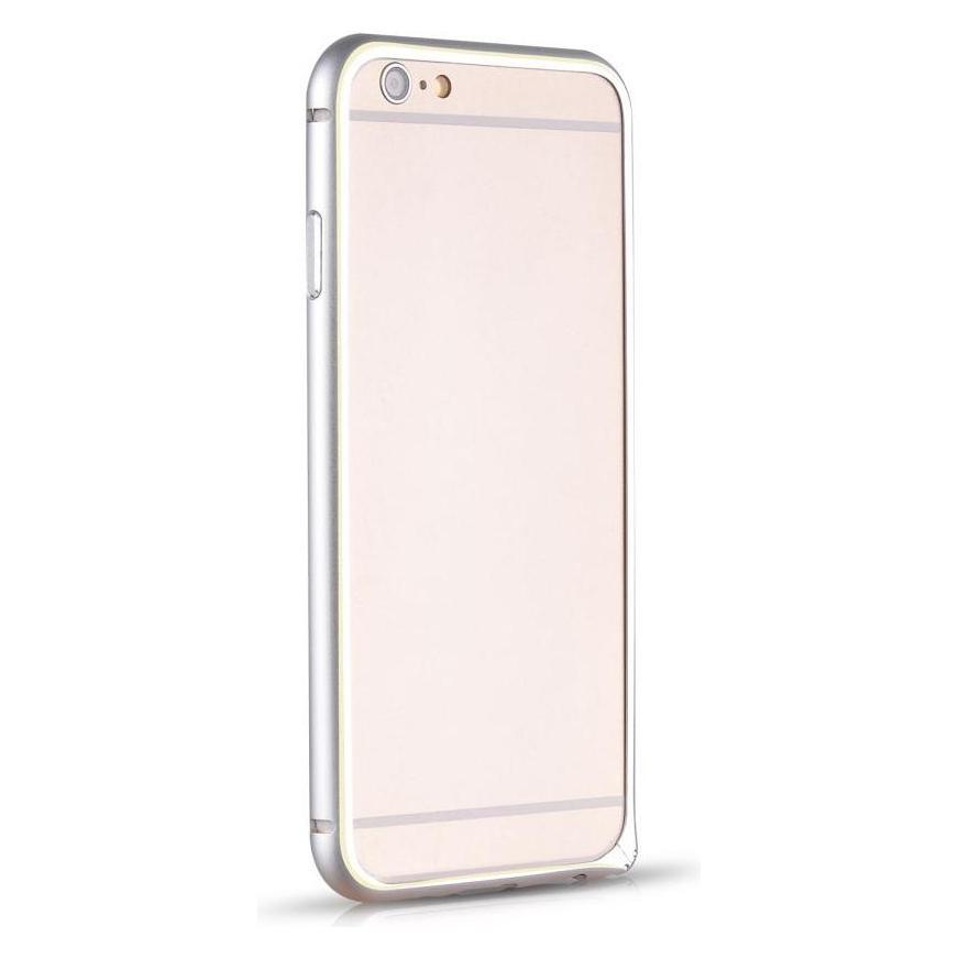 Hoco iPhone 6 / 6S Buckle Metal Bumper silber (Apple iPhone 6, Apple iPhone 6s) (HI-T017)