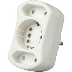 Kopp 179602001 3fach Steckdosen-Verteiler Weiß