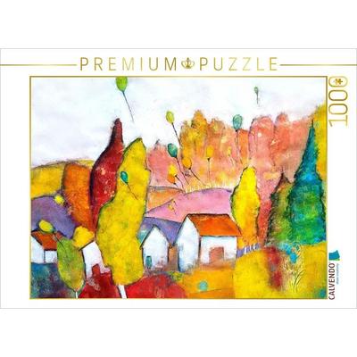 CALVENDO Puzzle Ein Moment des Loslassens - eingefangen in herbstlichem Leuchten. | 1000 Teile Lege-Größe 64x48cm Foto-Puzzle für glückliche Stunden