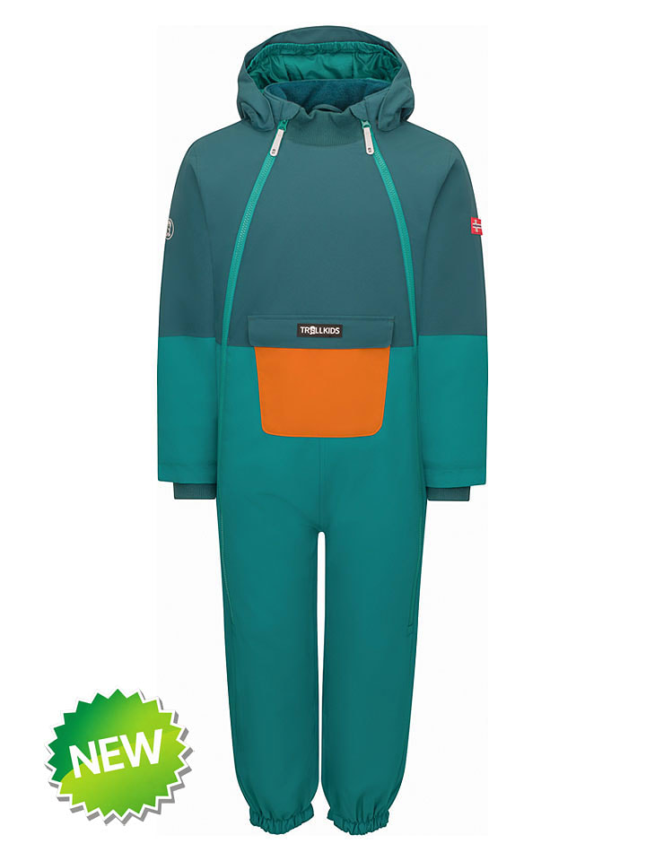 Trollkids Schneeanzug "Narvik" in Grün - 86