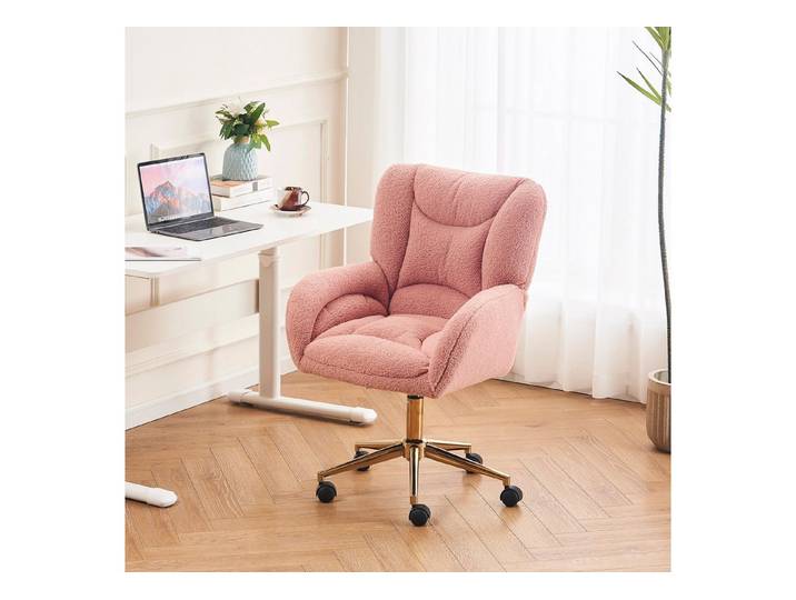 OKWISH Stuhl Höhenverstellbarer Drehstuhl,Relaxsessel (super bequem ergonomisch, 1 St), mit goldenen Beinen