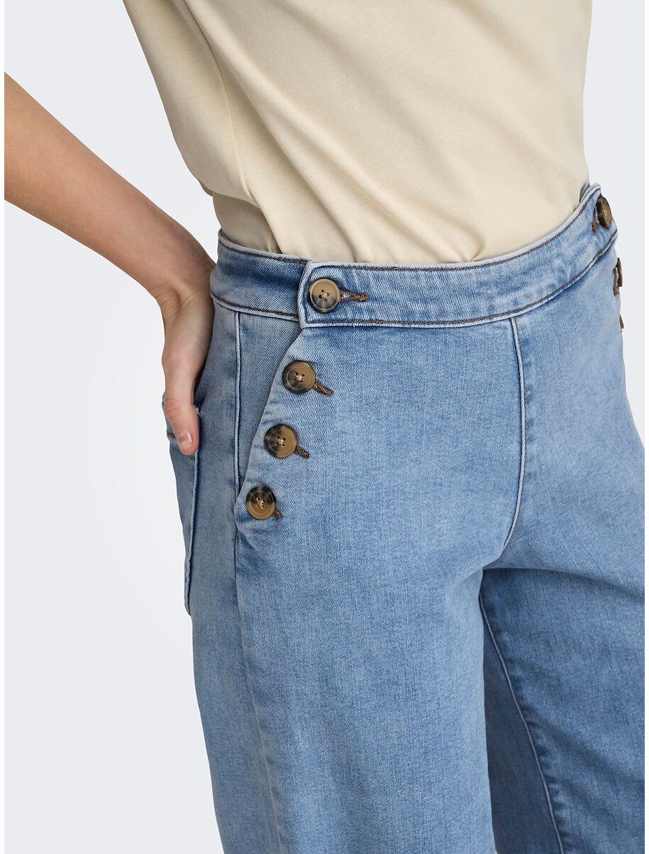 ONLY Jean large, taille haute