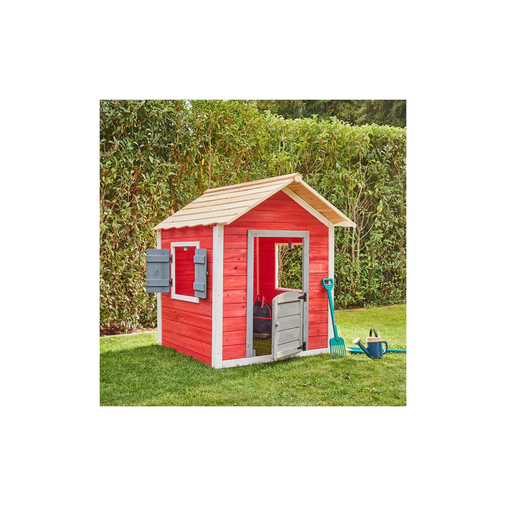 HOME DELUXE Spielhaus DAS KLEINE SCHLOSS - 106 x 111 cm Rot