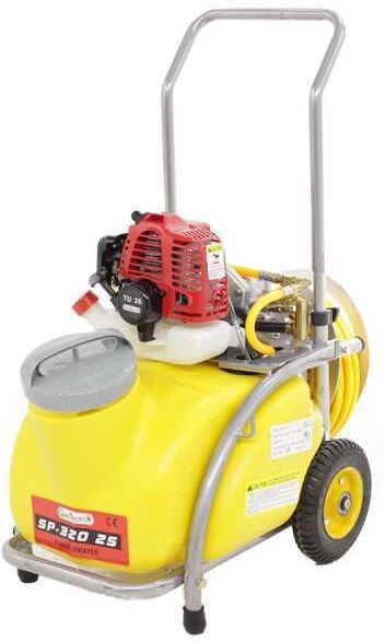GeoTech SP 320 2S ALU - Pompa irroratrice a scoppio carrellata - 2 tempi a miscela