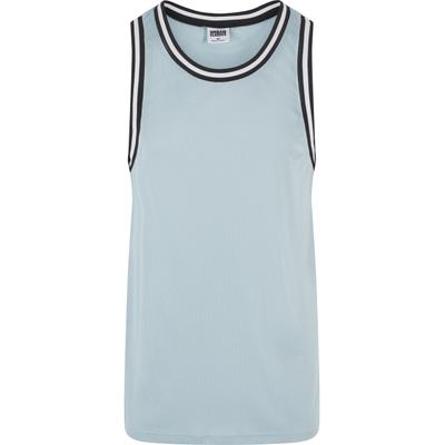 Tanktop URBAN CLASSICS "Urban Classics Herren Mesh Tanktop", Herren, Gr. M, oceanblau, 100% Polyester, unifarben, loose fit, Tops Tanktop