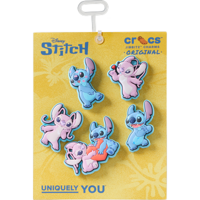 Schuhanstecker CROCS "Jibbitz™ Stitch an Angel", Damen, bunt (multi), PVC, Schuhzubehör Schuhanstecker, Charm, Anstecker, Accessoires für Crocs Schuhe