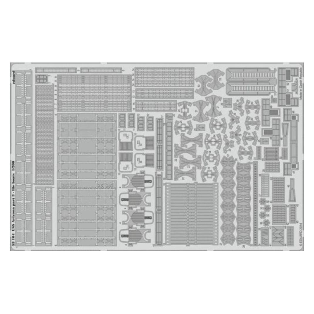 Eduard USS Arizona part 3-life boats f.Trumpete (53104)