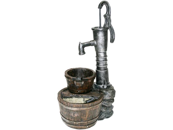Gartenbrunnen UBBINK Wasserspiel Las Vegas , braun (braun, grau), Polyresin, Wasserspiele, Gartenbrunnen