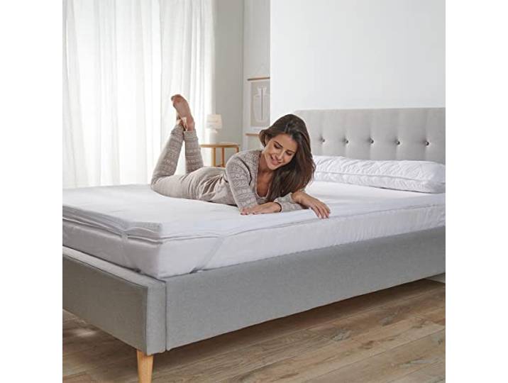 TRAUMSCHLAF Matratzen-Topper weiche Viscoschaum - Auflage - Allergikergeeignet viele Größen mit Bezug 100x200 cm