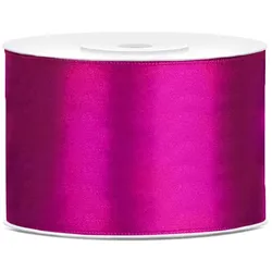 25x Satinband, fuchsia, 50mm/25m