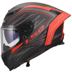 LS2, Motorradhelm, FF807 DRAGON SUBIC Integralhelm (S, 55 - 56 cm)