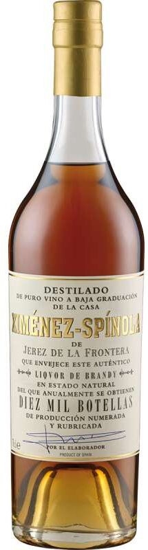 Brandy Ximénez-Spínola Diez Mil Botellas 70cl - Sabor excepcional de España
