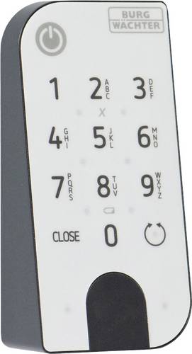 Bedienfeld Entry 7711 KP PIN anthrazit/weiß IP53 beleuchtete Tastatur