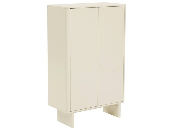 Xora Highboard, Kaschmir, Holzwerkstoff, 2 Fächer, 80x130x40 cm, Kleinmöbel, Kommoden, Highboards