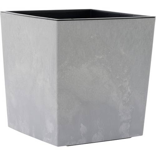 Siena Garden NIZZA STONE LA552-70Pflanzgefäß Polypropylen Beton-Optik, Grau