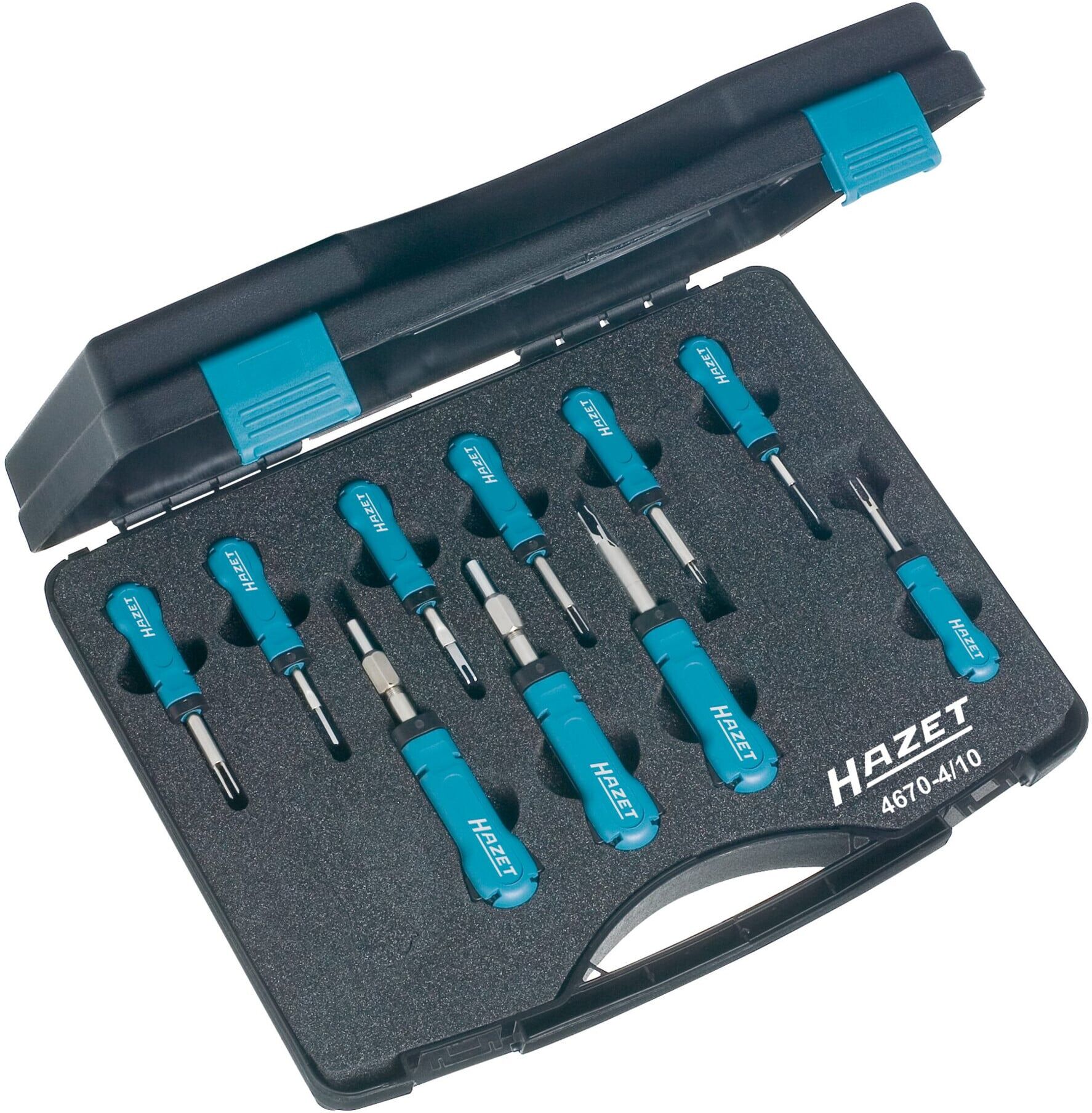 HAZET SYSTEM-KABEL-Entriegeler-Sortiment 4670-4/10 Anzahl Werkzeuge: 10)