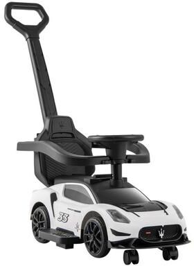 Costway 3-in-1 Ride on Push Car Maserati Licensed Sliding Car with Music-White