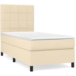vidaXL, Boxspringbett, Jaburos (Block mit Quadraten) (80 x 200 cm)