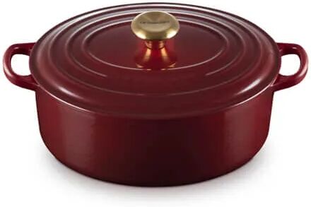 Le Creuset Signature Garnet Cast Iron 27cm Oval Casserole
