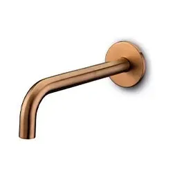 JEE-O Slimline Wandauslauf 90 für Waschtisch und Wanne, lang, bronze, 800-3814 800-3814