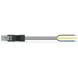 Wago 891-8993/205-803 konfektionierte Anschlussleitung,Eca,Stecker/offenes Ende,grau 8918993205803