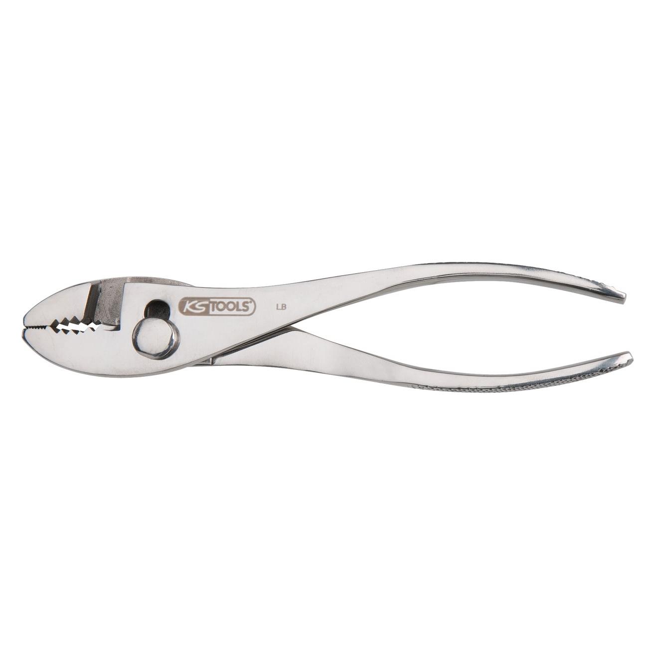 KS Tools EDELSTAHL Universalzange, Länge 200 mm, Metallgriff (200 mm) (964.1701)