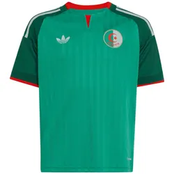 adidas FAF Algerien Auswärtstrikot WM 2026 Kinder JZ0274 - court green 164