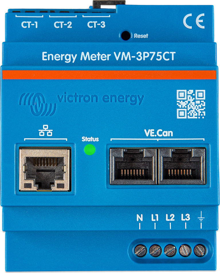 Victron Energy VM-3P75CT Energieteller 3-fasen stroommeter 75A per fase