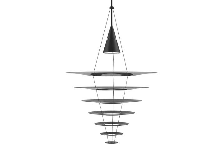 Louis Poulsen Enigma 825 Pendelleuchte Schwarz, LED