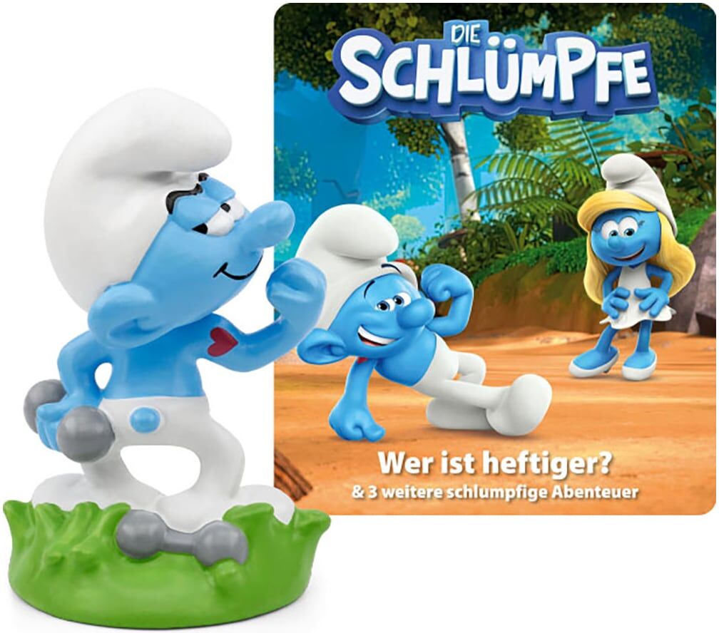TONIES Hörspielfigur "Die Schlümpfe: Wer ist heftiger? & 3 weitere schlumpfige Abenteuer", bunt, Hörspiele, Hörspielfigur