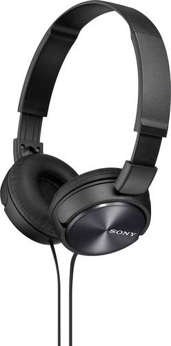 Sony MDR-ZX310 On Ear Kopfhörer kabelgebunden Schwarz Faltbar