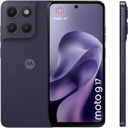 Motorola G17 4G 8/256 GB EVENING BLUE (256 GB, Pantone Evening Blue, 6.72", Dual SIM, 4G), Smartphone, Blau