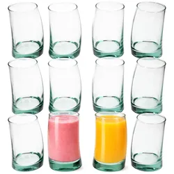 Sail 12er Set Trinkgläser 210ml Recycling-Glas 12 Personen Wasser-Glas Limo