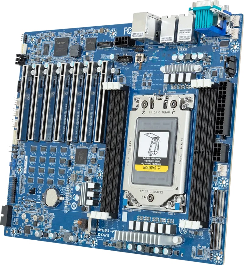 GIGABYTE ME03-PE0 ATX Mainboard - Sockel SP6