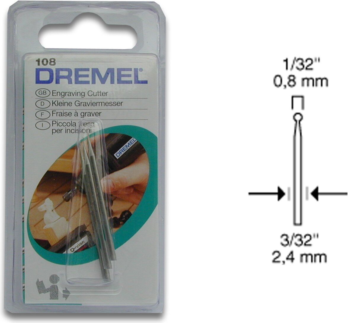 Fresa miniutensile Dremel 26150108JA