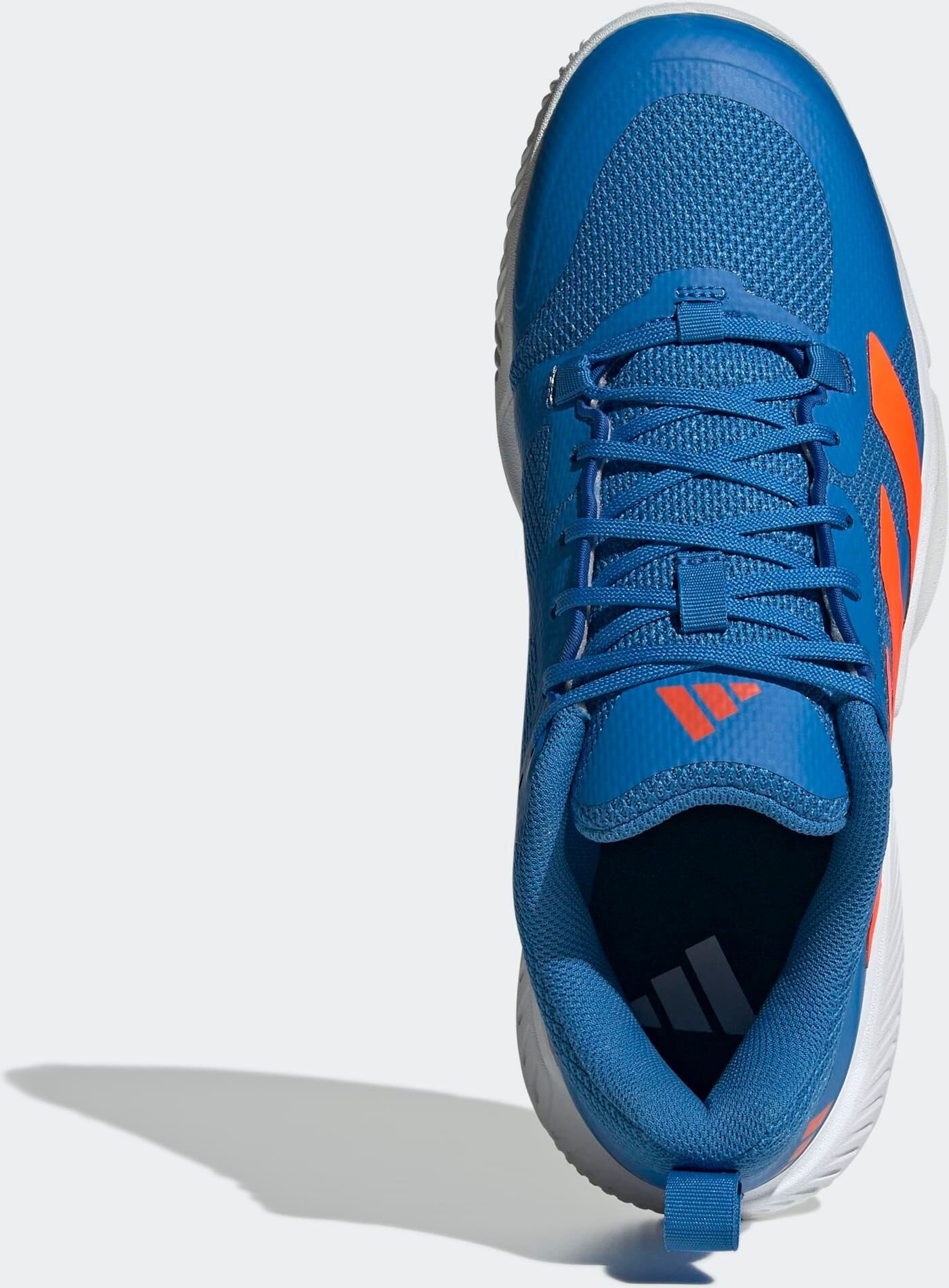 Hallenschuh ADIDAS PERFORMANCE "COURT TEAM BOUNCE 2.0", Herren, Gr. 42,5, blau (bright royal, cloud weiß, cloud weiß), Synthetik, Textil, Schuhe Hallenschuh, Chaussure de volleyball bright royal, cloud weiß, cloud weiß 42,5
