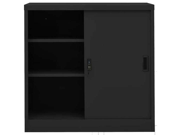 Autumn Mega Sale Armoire de bureau - Vidaxl - Classeur de rangement - porte coulissante Anthracite 90x40x90cm Acier FR93637104318