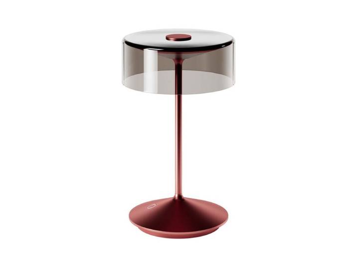 Sigor Akku-Tischleuchte Numotion, Outdoor, dimmbar - Kirschrot L