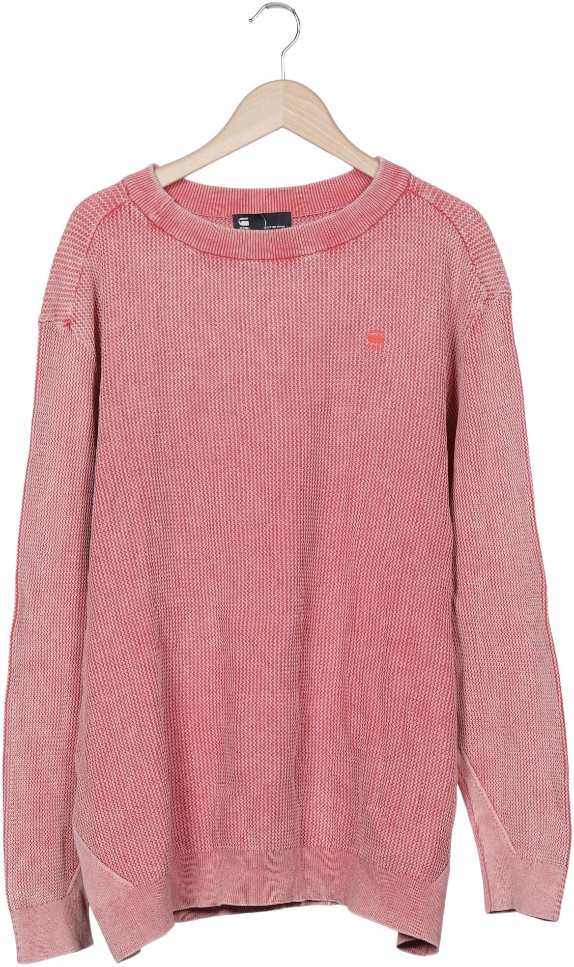 G Star RAW Herren Pullover, Pink, Gr. Xxl, Baumwolle - Second Hand