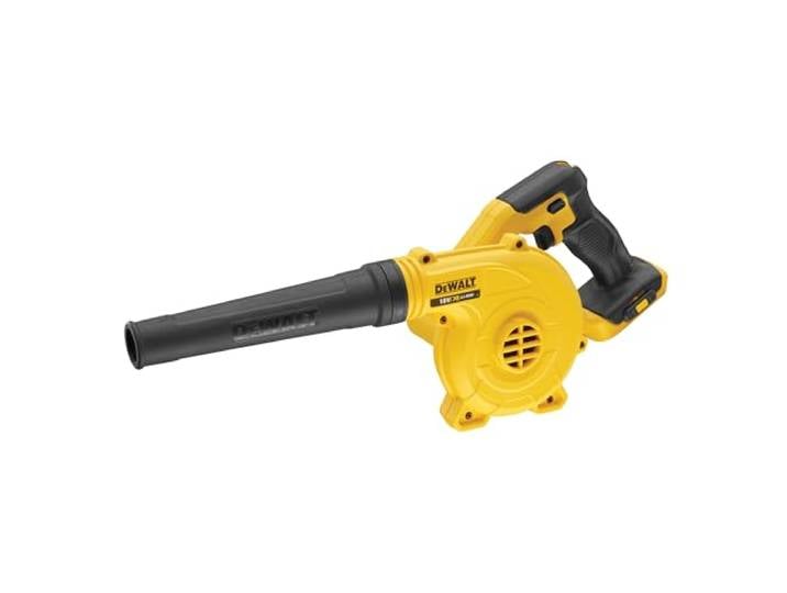 DEWALT Souffleur compact 18V XR vitesse variable\, DCV100-XJ Souffleur compact 18V XR avec variateur de vitesse et accessoires polyvalents pour nettoyage et gonflage.