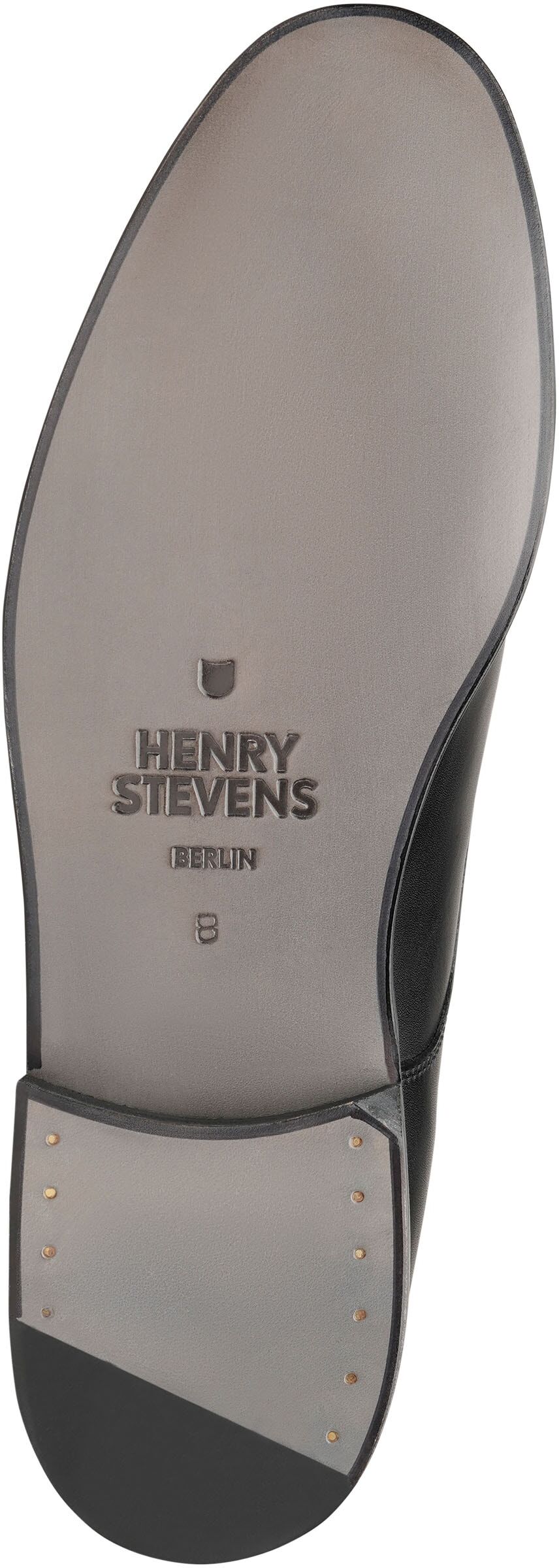 Schnürschuh HENRY STEVENS "Winston CD Businessschuh", Herren, Gr. 42, Leder, schwarz, Schuhe Schnürschuh, Herren Halbschuhe Leder handgefertigt, Anzugschuhe