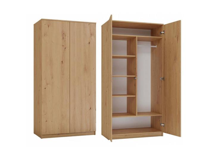 Raumhirsch Furniture Kleiderschrank Artisan 90/180/50, Eiche Artisan, Rechteckig, 90x180x50 cm, Schlafzimmer, Kleiderschränke