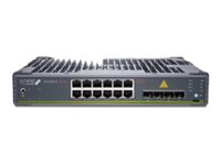 Juniper EX Series EX4100-F-12P - Switch - L3 - managed - 12 x 10/100/1000Base-T + 4 x 10 Gigabit (Uplink) (EX4100-F-12P)