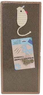 Quick Pick Pro Cozy Oval Cat Scratching Board & Lounge Bed For Indoor Cats rat Large