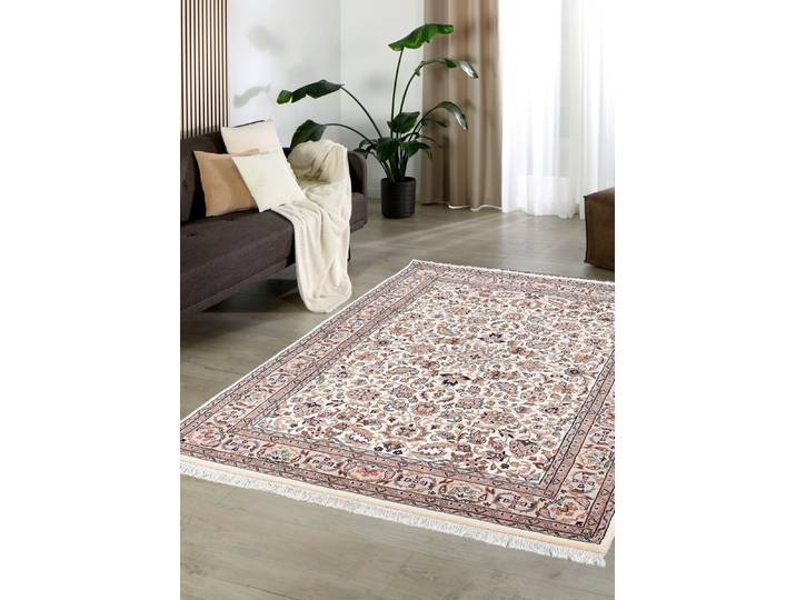 Handgeknüpfte Brücken und Teppiche aus 100% Schurwolle, Beige, Größe 290 (Teppich, 250x300 cm)