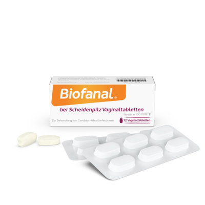 Dr. Pfleger Arzneimittel GmbH BIOFANAL bei Scheidenpilz 100 000 I.E. Vaginaltab. 12 St 16011158